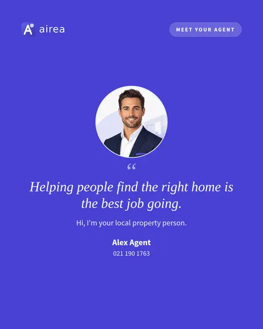 Agent introduction tile made in Easy Social