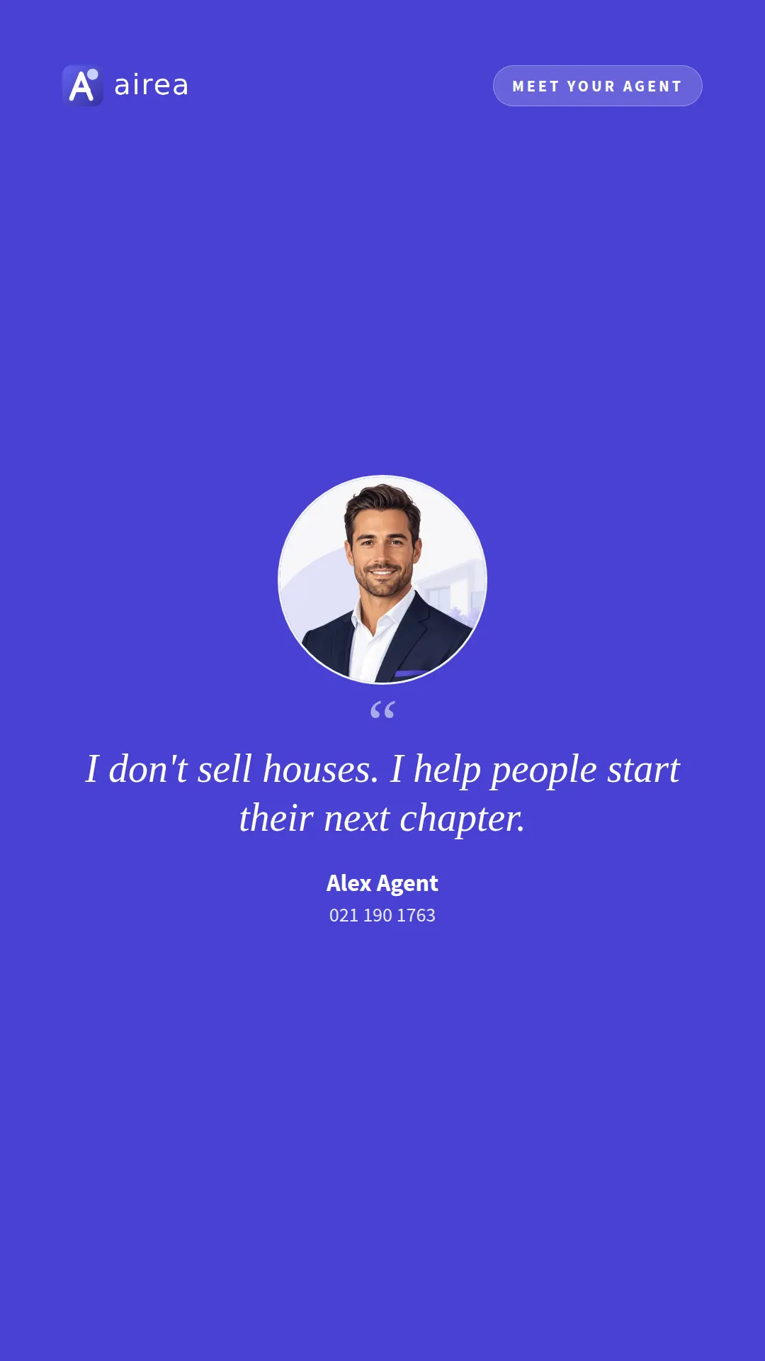 Agent tip social tile made in Easy Social