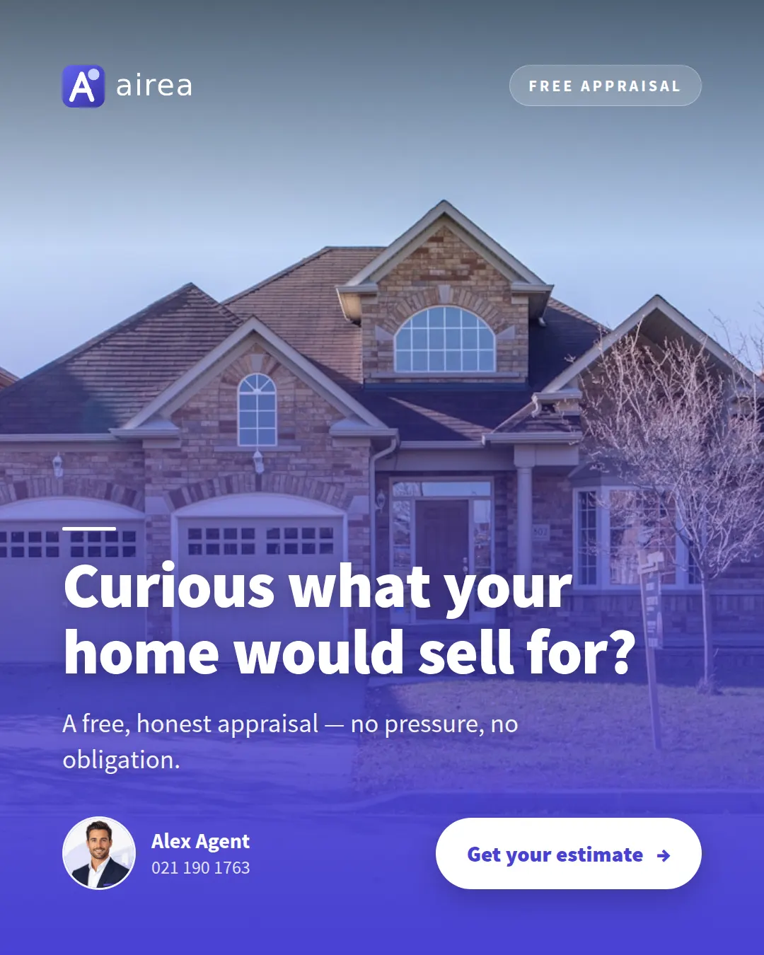 Appraisal offer social tile made in Easy Social